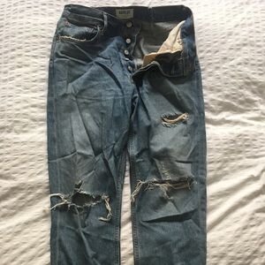 Size 29 Agolde Distressed boyfriend Jeans